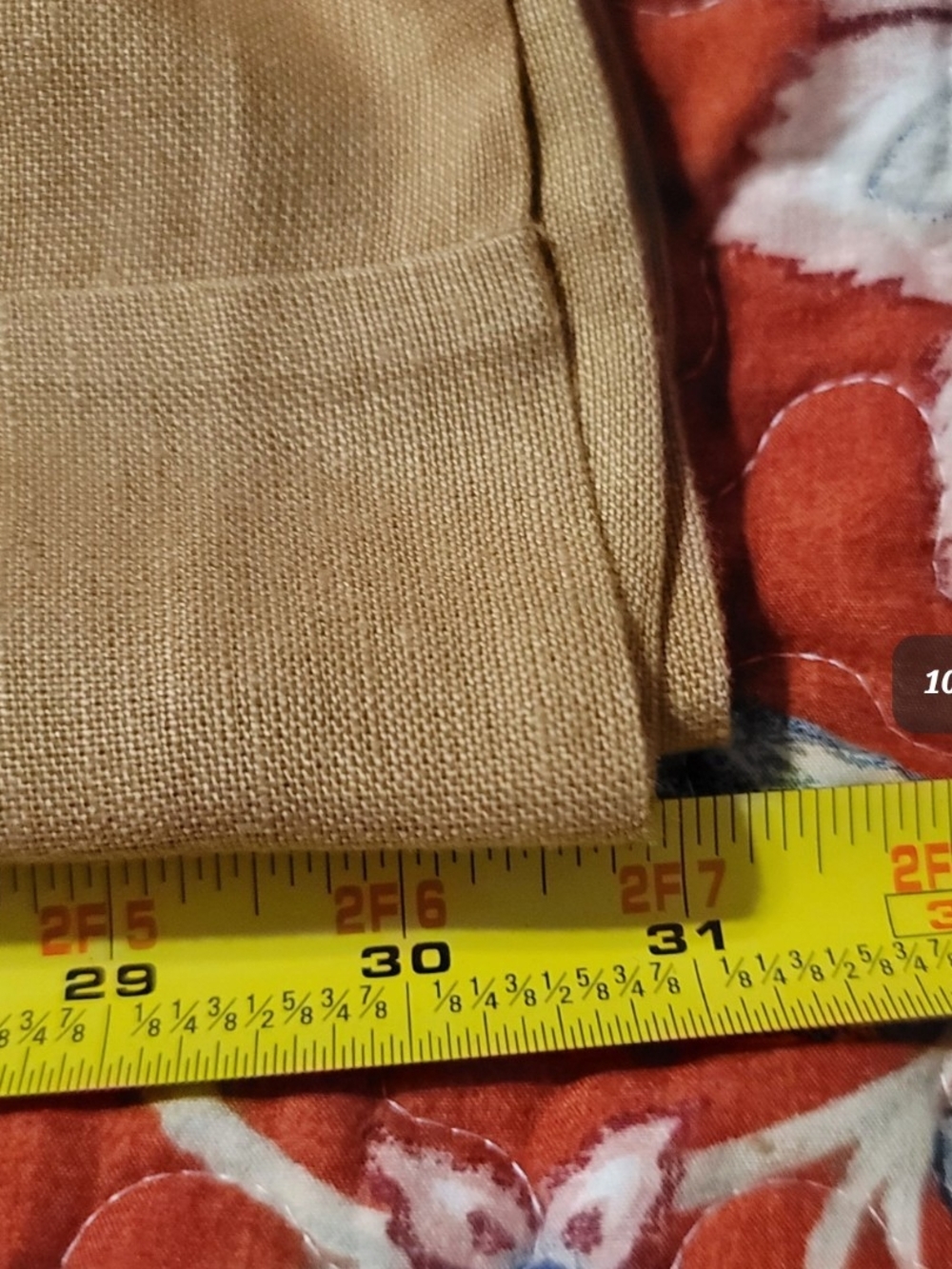 NYGARD - Sz. 10 Tan Linen Rayon Dress Pants - Picture 10 of 10